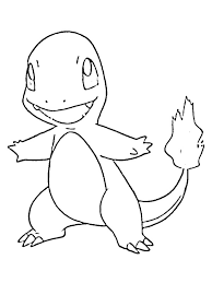 Awesome pokemon coloring pages charmeleon collection. Charmander Coloring Page 1001coloring Com
