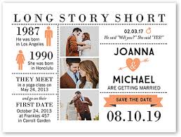 2 photo simple elegant handwritten script wedding save the date. Long Story Short Save The Date Cards Shutterfly In 2021 Funny Save The Dates Wedding Saving Save The Date Postcards