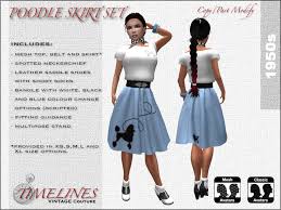 Scroll to the bottom of the page or click here to jump to the history of. Second Life Marketplace Tvc 1950s Poodle Skirt Outfit Blue