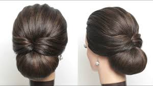 New Simple Hairstyle For Girls Cute And Easy Party Hair Bun Youtube Easy Bun Hairstyles Easy Hairstyles For Long Hair Bridal Hair Buns