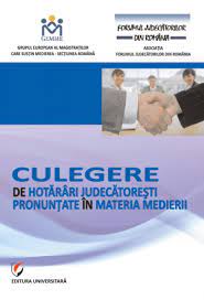 Maybe you would like to learn more about one of these? Culegere De Hotarari Judecatoresti Pronuntate In Materia Medierii