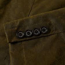 Barbour Lutz Wax Jacket Olive End
