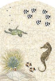 Photography team » w workspac… beach entry pool. Beach Tile Art For Bathrooms And Kitchens Inspired From The Beach