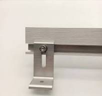 L Feet Mounting for Corrugated or Trapezoidal Sheet Metal Roof Solar Module  System