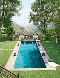 Adore Rectangle Pools Very Old Hollywood Backyard Pool Swimming Pool Designs Pool Houses