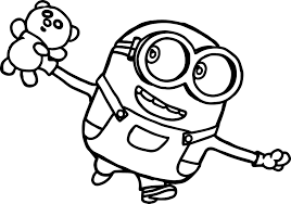 Bob Minions Movie 2015 Coloring Page Wecoloringpage Minion Coloring Pages Minions Coloring Pages Coloring Pages Inspirational