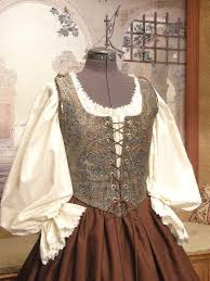 Renaissance Maiden Wench Dress Bodice Skirt Corset Costume 150 00 Via Etsy Old Fashion Dresses Historical Dresses Renaissance Fair Costume