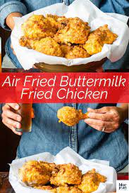 Air Fryer Fried Chicken Blue Jean Chef Meredith Laurence Recipe In 2021 Fried Chicken Boneless Chicken Thigh Recipes Recipes