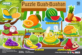 Peraga ipa secara kontekstual melalui pemanfaatan alam sekitar. Puzzle Stiker Seri Buah Buahan Mainan Kayu Com