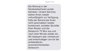 Mittlerweile funktioniert alles wieder wie gewohnt. Telefonie Internet Swisscom Und Sunrise Storung In Der Region Basel Behoben