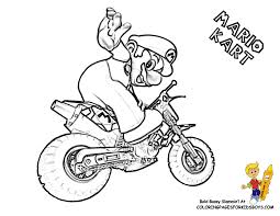 Choose your favorite coloring page and color it in bright colors. Mario Kart 8 Coloring Pages Coloring Home