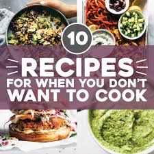 Whether you're cooking for a crowd or serving yourself, these food network recipes are the most popular around. 10 Recipes To Save You When You Just Don T Feel Like Cooking Pinch Of Yum