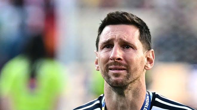 See Lionel Messi's dazed after Argentina lost World Cup final to Spain