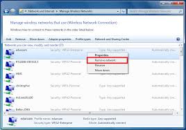 This list is mainly there so you can choose an order of preference for joining networks. How Do I Remove Or Forget A Wireless Network Information Technology Services