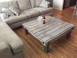 Looking to get an industrial, vintage look in your house but can't find a contemporary table to suit your needs? Reclaimed Pallet Wood Coffee Table Craig Moodie Designs