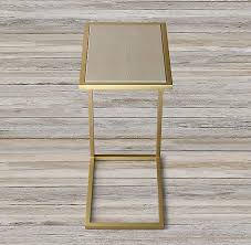 Rh S Graydon Shagreen Rectangular Cocktail Side Table A Celebration Of Simple Forms And Luxe Materials Our Collection Is Side Table Next Living Room Shagreen