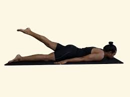 Ardha Shalabhasana Half Locust Pose Poses Yoga Fitness Asana
