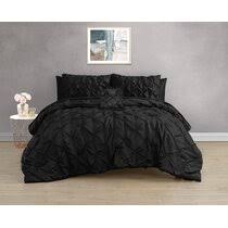 Luxury silver satin queen king bedding set bed cover cotton bedsheet duvet cover. Silver Satin Comforter Wayfair