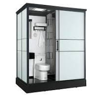 Prefabricated Sanitary Container Bathroom Prefab Toilet Container Mobile  Modular Wc Public Container Bathroom