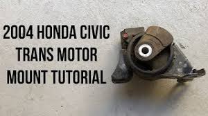 Find detailed specifications and information for your 2004 honda civic sedan. 2004 Honda Civic Transmission Engine Mount Replacement Youtube