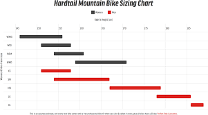 Bright Downhill Mountain Bike Frame Size Chart 2019