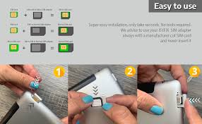 If you've gone for the nano sim and now require to go back to the main sim size, here is a way you can do so in the easiest way. Amazon Com Isyfix Sim Card Adapter Nano Micro Standard 4 In 1 Converter Kit With Steel Tray Eject Pin Cell Phones Accessories