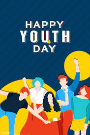 Happy International Youth Day Background Vector Free Image By Rawpixel Com Aew International Youth Day Youth Day Vector Free