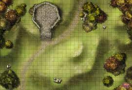 Watchtower In The Hills This Map Is One Of My Printable Series In Size A1 There Are Grid And No Grid Versiosn Availa Pathfinder Maps Dungeon Maps Watch Tower