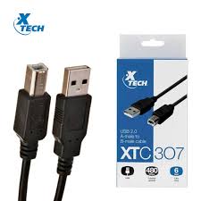 CABLE DE IMPRESORA XTECH XTC307 1.8 METROS NEGRO
