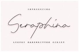 Download free fonts for windows and macintosh. Seraphina Script Font Bold Regular 216019 Handwritten Font Bundles