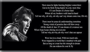 Elvis Presley If I Can Dream Lyrics Elvis Lyrics Elvis Quotes Elvis Presley Quotes