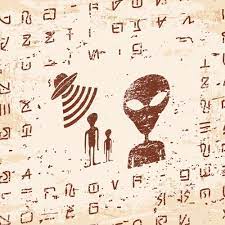 Alien Hieroglyphics Vector Images (73)
