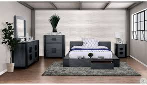 The deylin queen bed with storage has so many great qualities, making it an inspired choice for your dream destination. Janeiro Dark Gray Storage Platform Bedroom Set From Furniture Of America Coleman Furniture
