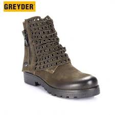 Greyder Kadin Bot 6k2cb50513 Yesil Nubuk 249 9 Tl Bot Savas Botlari Kadin