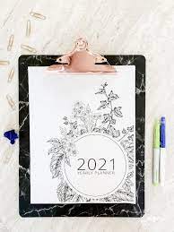 Our free printable 2021 calendar are available as microsoft word documents, open office format, pdf and image formats. Free Printable 2021 Planner Making Lemonade