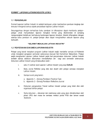 Contoh surat penghargaan tamat latihan industri. Format Penulisan Li Poli Pdf