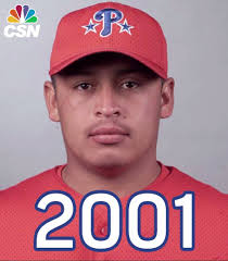 Carlos Ruiz is back in Philly tonight with Seattle!  (6:30/TCN/CSNPhilly.com), ...but journey with the Phillies began in 2001 as  a second baseman.