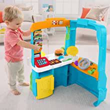 Servin' up fun food truck. Fisher Price Ghj07 Lernspass Food Truck Dreisprachig Deutsch Spanisch Franzosisch Mit Kuche Und Lernspiele Spielzeug Ab 18 Monaten Amazon De Spielzeug