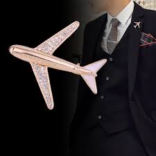 airplane brooch pin