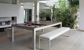 Versatile and highly functional kitchen dining table that can also double up as a fun pool table as well. Pool Table Dining Table Combo A Multipurpose Furniture Piece Home Decor And Design Ideas