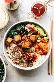 Vegan Bibimbap Lazy Cat Kitchen Recipe Vegan Bibimbap Vegan Korean Food Healthy Recipes