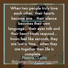 Two hearts beat as one. Quotes About Two Hearts 94 Quotes