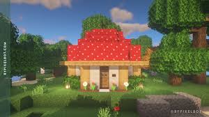 See how to create a beautiful garden in minecraft by planning the right layout, obtaining a variety of unique plants, and organizing your space. Minecraft How To Build A Cottagecore Mushroom House Bypixelbot