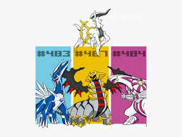 Legendary pokemon elite till arceus dialga palkia. Palkia Dialga Giratina Arceus Arceus Dream World Transparent Png 500x540 Free Download On Nicepng