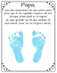 Poeme Et Empreinte De Pied Pour Papa Fete Des Peres Empreinte Poeme Pour Papa Cadeaux Pour Papa Diy