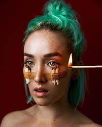 Dramatic Self Portraits By Claire Luxton Portrait Photography Tips Self Portrait Photography Creative Portrait Photography
