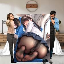 Anime Blanket Doujinshi H CG Throw for Adult Blanket Hentai JK Sexy Poster  R18 Comic Doujin Flannel Throws Uniform Bedding Mat