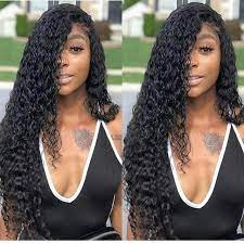 Water Wave Mayvenn Hair Remy Human Hair Wigs Curly Hair Styles Wig Hairstyles