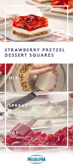 Strawberry Pretzel Dessert Squares Recipe Desserts Strawberry Recipes Easy Desserts