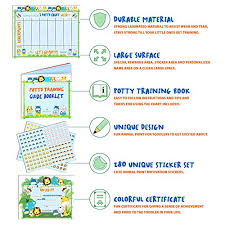 Potty Training Chart For Toddlers Reward Your Child Sticker Chart 4 Week Reward Chart Certificate Instruction Booklet And More For Boys And